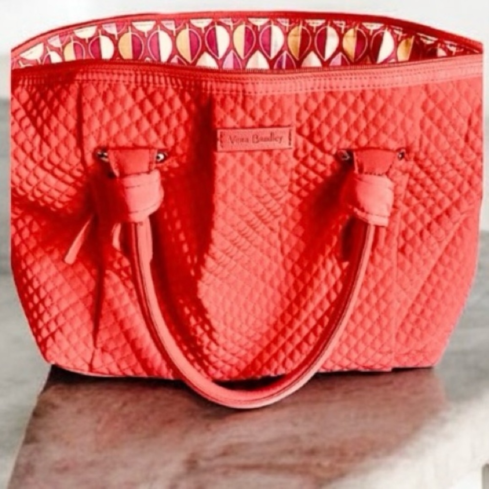 VERA BRADLEY HADLEY SATCHEL IN CANYON SUNSET